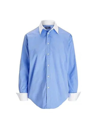 Polo Ralph Lauren Women's Relaxed Fit Cotton Shirt - Chopin Blue | Thumbnail 1 Polo Ralph Lauren Women's Relaxed Fit Cotton Shirt - Chopin Blue | Thumbnail 1
