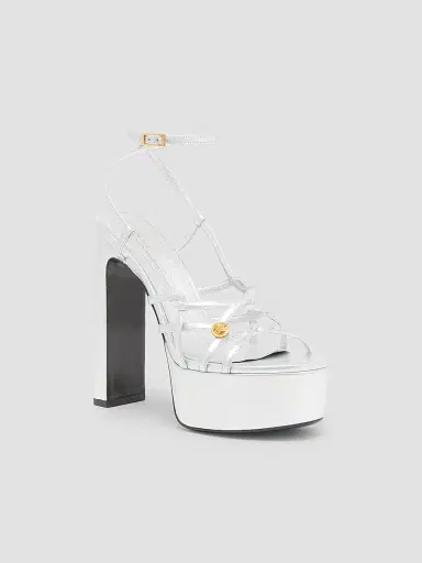 Versace Women's Medusa 140MM Leather Platform Sandals | Thumbnail 2 Versace Women's Medusa 140MM Leather Platform Sandals | Thumbnail 2