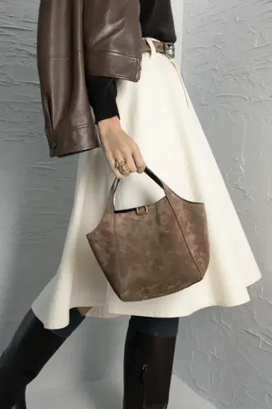 Brunello Cucinelli Sartorial Small Bucket Bag | Thumbnail 2 Brunello Cucinelli Sartorial Small Bucket Bag | Thumbnail 2