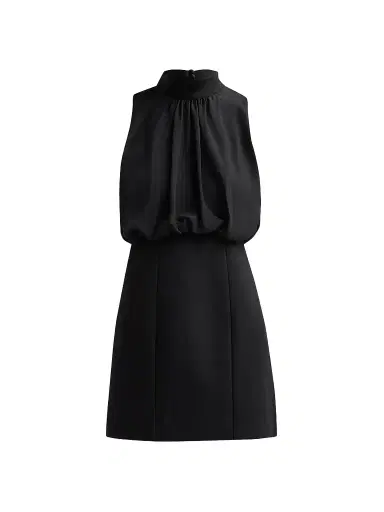 Cinq à Sept Women's Olyssia Blouson Mini Dress - Black | Thumbnail 1 Cinq à Sept Women's Olyssia Blouson Mini Dress - Black | Thumbnail 1