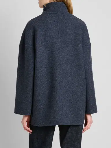 Kiton Women's Seamed Wool-Cashmere Coat | Thumbnail 3 Kiton Women's Seamed Wool-Cashmere Coat | Thumbnail 3