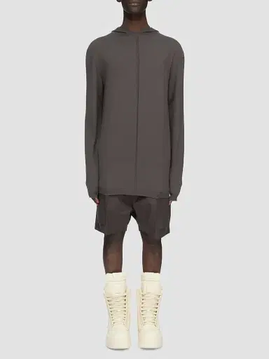 Rick Owens Men's Cargobela Drawstring Shorts - Dark Dust | Thumbnail 2 Rick Owens Men's Cargobela Drawstring Shorts - Dark Dust | Thumbnail 2