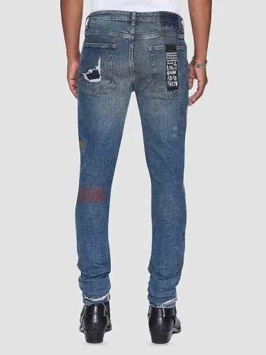 Ksubi Men's Van Winkle Billy Skinny Jeans - Denim | Thumbnail 3 Ksubi Men's Van Winkle Billy Skinny Jeans - Denim | Thumbnail 3