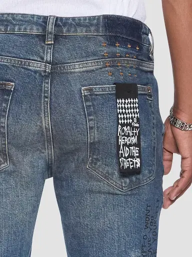 Ksubi Men's Van Winkle Billy Skinny Jeans - Denim | Thumbnail 4 Ksubi Men's Van Winkle Billy Skinny Jeans - Denim | Thumbnail 4