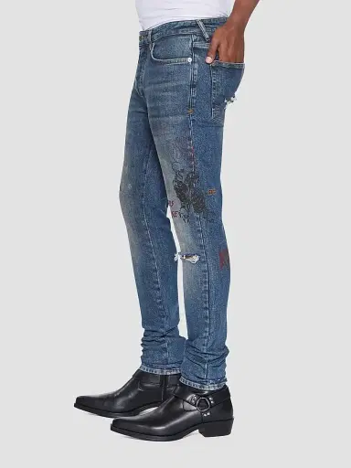 Ksubi Men's Van Winkle Billy Skinny Jeans - Denim | Thumbnail 5 Ksubi Men's Van Winkle Billy Skinny Jeans - Denim | Thumbnail 5