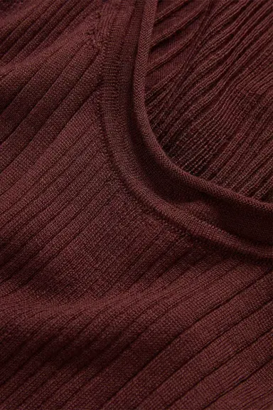 Veronica Beard Birke Tank - Burgundy | Thumbnail 4 Veronica Beard Birke Tank - Burgundy | Thumbnail 4