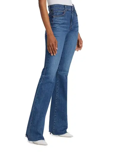 Veronica Beard Women's Cameron Boot-Cut Jeans - Serendipity | Thumbnail 4 Veronica Beard Women's Cameron Boot-Cut Jeans - Serendipity | Thumbnail 4
