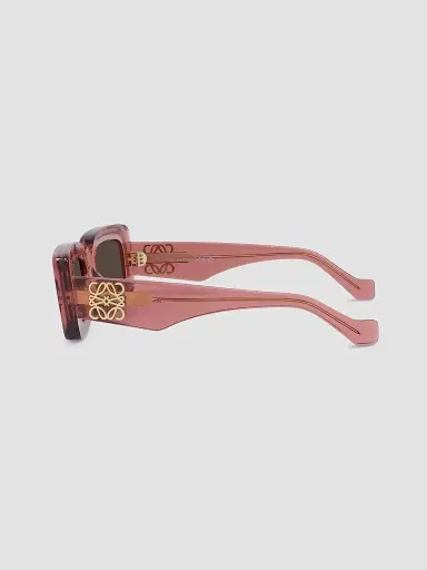LOEWE Women's Anagram 46MM Geometric Sunglasses - Pink Brown | Thumbnail 3 LOEWE Women's Anagram 46MM Geometric Sunglasses - Pink Brown | Thumbnail 3