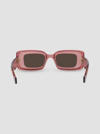 LOEWE Women's Anagram 46MM Geometric Sunglasses - Pink Brown | Thumbnail 5 LOEWE Women's Anagram 46MM Geometric Sunglasses - Pink Brown | Thumbnail 5