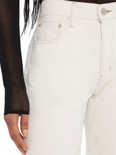 Moussy Vintage Women's Bellport High-Rise Straight-Leg Cuffed Jeans | Thumbnail 5 Moussy Vintage Women's Bellport High-Rise Straight-Leg Cuffed Jeans | Thumbnail 5