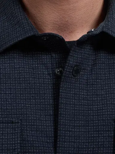 Bugatchi Men's Button-Front Knit Shirt Jacket | Thumbnail 5 Bugatchi Men's Button-Front Knit Shirt Jacket | Thumbnail 5