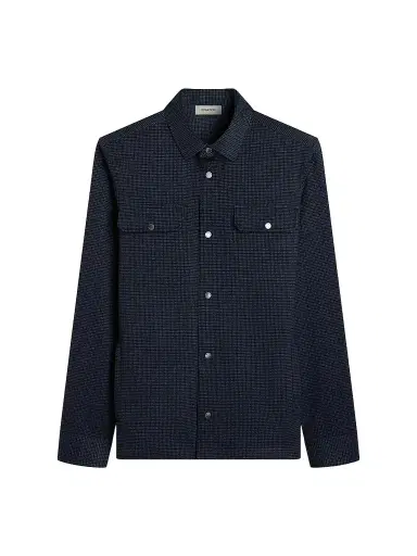 Bugatchi Men's Button-Front Knit Shirt Jacket | Thumbnail 1 Bugatchi Men's Button-Front Knit Shirt Jacket | Thumbnail 1