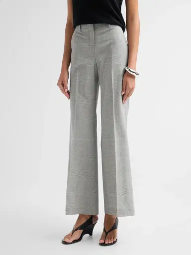 Theory Women's Fluid Flare High-Rise Pants | Thumbnail 4 Theory Women's Fluid Flare High-Rise Pants | Thumbnail 4