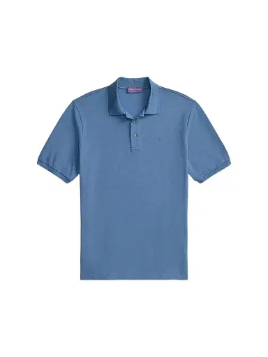 Ralph Lauren Purple Label Men's Cashmere-Blend Polo Shirt | Thumbnail 1 Ralph Lauren Purple Label Men's Cashmere-Blend Polo Shirt | Thumbnail 1