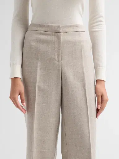 Kobi Halperin Women's Beck Wool Brushed Twill Pants - Oat | Thumbnail 5 Kobi Halperin Women's Beck Wool Brushed Twill Pants - Oat | Thumbnail 5
