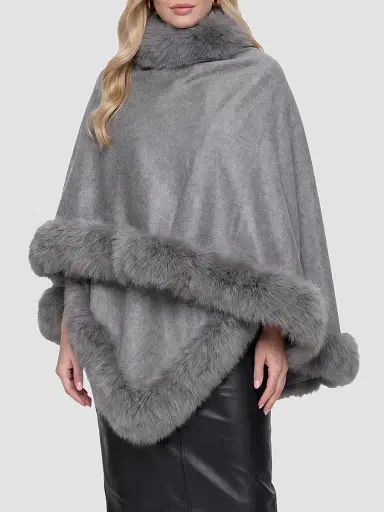 Gorski Women's Select Cashmere Cape | Thumbnail 2 Gorski Women's Select Cashmere Cape | Thumbnail 2