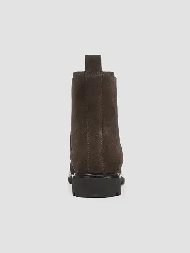 Vince Women's Sevyn 30MM Suede Chelsea Boots - Elmwood | Thumbnail 3 Vince Women's Sevyn 30MM Suede Chelsea Boots - Elmwood | Thumbnail 3