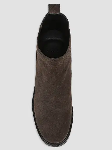 Vince Women's Sevyn 30MM Suede Chelsea Boots - Elmwood | Thumbnail 4 Vince Women's Sevyn 30MM Suede Chelsea Boots - Elmwood | Thumbnail 4