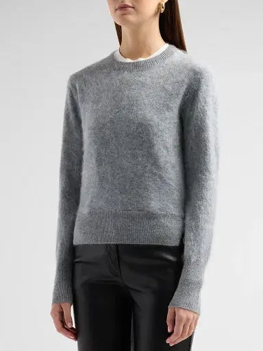 Altuzarra Women's Link Cashmere Sweater - Jet Melange | Thumbnail 4 Altuzarra Women's Link Cashmere Sweater - Jet Melange | Thumbnail 4