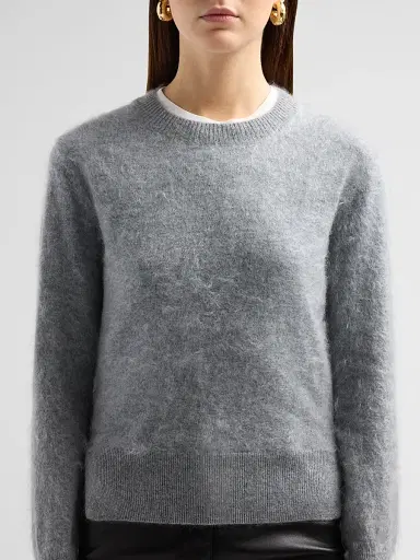 Altuzarra Women's Link Cashmere Sweater - Jet Melange | Thumbnail 5 Altuzarra Women's Link Cashmere Sweater - Jet Melange | Thumbnail 5