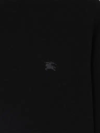 Burberry Men's Clifford Logo Cashmere-Blend Sweater - Black | Thumbnail 2 Burberry Men's Clifford Logo Cashmere-Blend Sweater - Black | Thumbnail 2