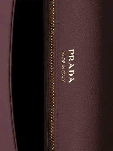Prada Women's Leather Shoulder Bag - Dark Red | Thumbnail 6 Prada Women's Leather Shoulder Bag - Dark Red | Thumbnail 6