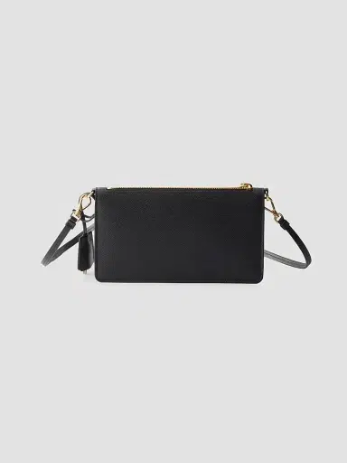 Prada Women's Saffiano Leather Smartphone Pouch - Black | Thumbnail 3 Prada Women's Saffiano Leather Smartphone Pouch - Black | Thumbnail 3