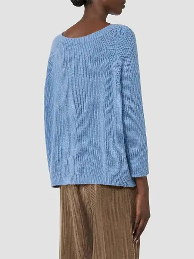 Weekend Max Mara Women's Mohair Blend Knit Jumper - Light Blue | Thumbnail 4 Weekend Max Mara Women's Mohair Blend Knit Jumper - Light Blue | Thumbnail 4