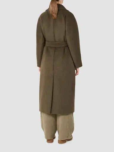 Weekend Max Mara Women's Wool and Alpaca Teddy Coat - Kakhi | Thumbnail 4 Weekend Max Mara Women's Wool and Alpaca Teddy Coat - Kakhi | Thumbnail 4