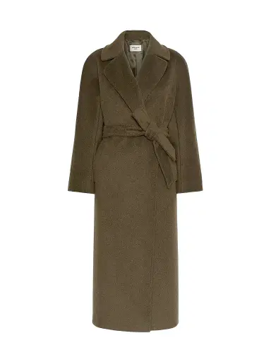 Weekend Max Mara Women's Wool and Alpaca Teddy Coat - Kakhi | Thumbnail 1 Weekend Max Mara Women's Wool and Alpaca Teddy Coat - Kakhi | Thumbnail 1