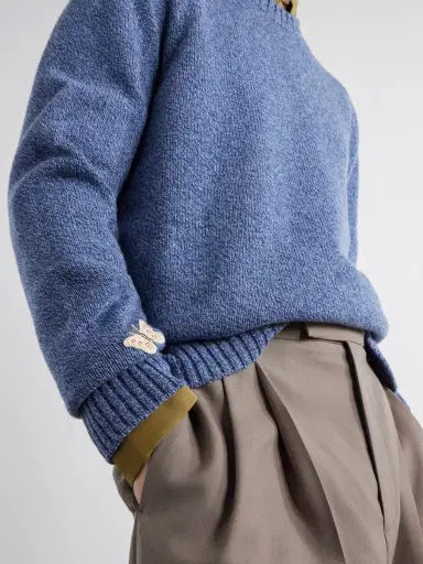 Valentino Garavani Appliquéd Wool Sweater - Men | Thumbnail 5 Valentino Garavani Appliquéd Wool Sweater - Men | Thumbnail 5