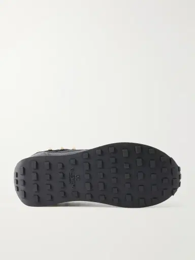 Valentino Garavani Stud Up Embellished Leather-Trimmed Sneakers - Men | Thumbnail 3 Valentino Garavani Stud Up Embellished Leather-Trimmed Sneakers - Men | Thumbnail 3