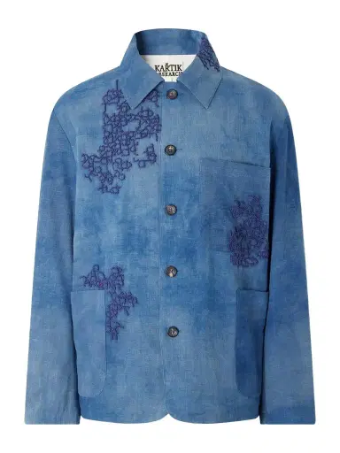 Kartik Research Embroidered Cotton Chore Jacket - Men | Thumbnail 1 Kartik Research Embroidered Cotton Chore Jacket - Men | Thumbnail 1