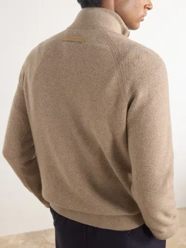 Zegna Oasi Cashmere Half-Zip Sweater - Men | Thumbnail 6 Zegna Oasi Cashmere Half-Zip Sweater - Men | Thumbnail 6