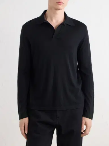 Gabriela Hearst Frome Cashmere Polo Shirt - Men | Thumbnail 3 Gabriela Hearst Frome Cashmere Polo Shirt - Men | Thumbnail 3