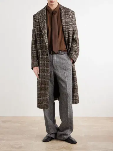 Dolce & Gabbana Checked Wool-Blend Tweed Coat - Men | Thumbnail 2 Dolce & Gabbana Checked Wool-Blend Tweed Coat - Men | Thumbnail 2