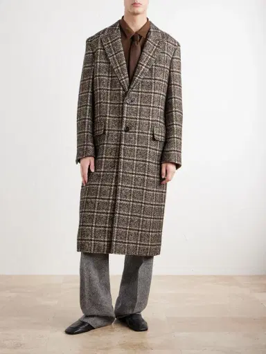 Dolce & Gabbana Checked Wool-Blend Tweed Coat - Men | Thumbnail 3 Dolce & Gabbana Checked Wool-Blend Tweed Coat - Men | Thumbnail 3