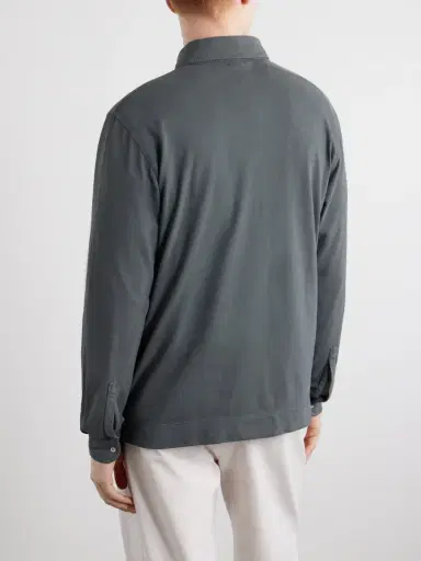 Massimo Alba Raya Cotton-Jersey Polo Shirt - Men | Thumbnail 4 Massimo Alba Raya Cotton-Jersey Polo Shirt - Men | Thumbnail 4