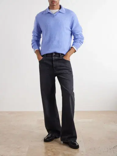 Altea Wool and Cashmere-Blend Polo Sweater - Men | Thumbnail 2 Altea Wool and Cashmere-Blend Polo Sweater - Men | Thumbnail 2