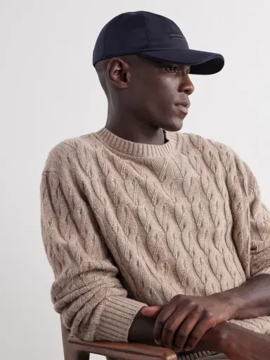Zegna Motorin Logo-Embellished Shell Cap - Men | Thumbnail 2 Zegna Motorin Logo-Embellished Shell Cap - Men | Thumbnail 2