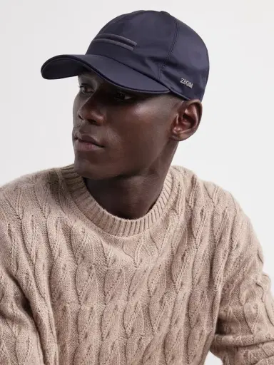 Zegna Motorin Logo-Embellished Shell Cap - Men | Thumbnail 3 Zegna Motorin Logo-Embellished Shell Cap - Men | Thumbnail 3