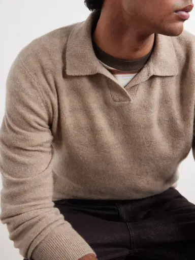 Altea Wool and Cashmere-Blend Polo Sweater - Men | Thumbnail 5 Altea Wool and Cashmere-Blend Polo Sweater - Men | Thumbnail 5