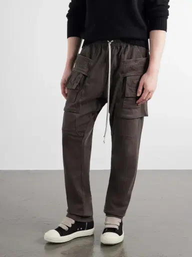 DRKSHDW by Rick Owens Jumbolace Denim Sneakers - Men | Thumbnail 2 DRKSHDW by Rick Owens Jumbolace Denim Sneakers - Men | Thumbnail 2