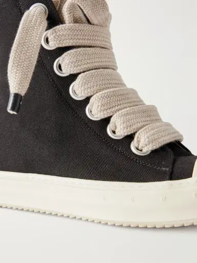 DRKSHDW by Rick Owens Jumbolace Denim Sneakers - Men | Thumbnail 5 DRKSHDW by Rick Owens Jumbolace Denim Sneakers - Men | Thumbnail 5
