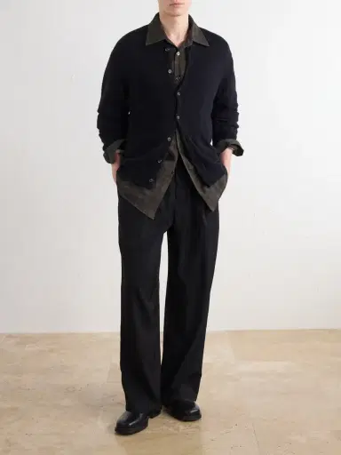 Our Legacy Wide-Leg Pleated TENCEL™ Lyocel-Blend Twill Trousers - Men | Thumbnail 2 Our Legacy Wide-Leg Pleated TENCEL™ Lyocel-Blend Twill Trousers - Men | Thumbnail 2