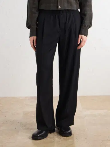 Our Legacy Wide-Leg Pleated TENCEL™ Lyocel-Blend Twill Trousers - Men | Thumbnail 3 Our Legacy Wide-Leg Pleated TENCEL™ Lyocel-Blend Twill Trousers - Men | Thumbnail 3