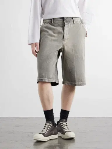DRKSHDW by Rick Owens Work Straight-Leg Denim Shorts - Men | Thumbnail 3 DRKSHDW by Rick Owens Work Straight-Leg Denim Shorts - Men | Thumbnail 3