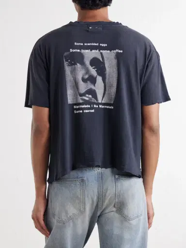 Enfants Riches Déprimés Alan's Breakfast Printed Distressed Cotton-Jersey T-Shirt - Men | Thumbnail 4 Enfants Riches Déprimés Alan's Breakfast Printed Distressed Cotton-Jersey T-Shirt - Men | Thumbnail 4