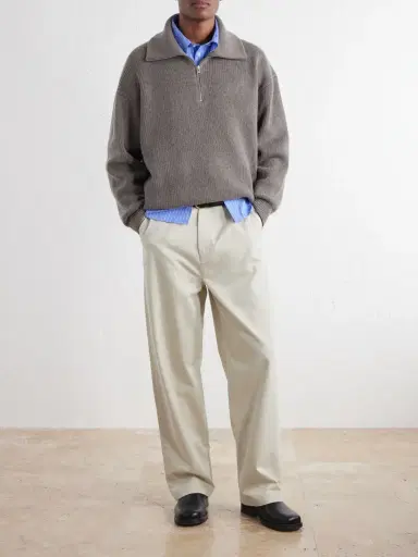 Frame Wool Half-Zip Sweater - Men | Thumbnail 2 Frame Wool Half-Zip Sweater - Men | Thumbnail 2