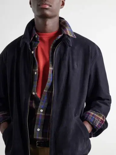 Polo Ralph Lauren Logo-Embroidered Suede Jacket - Men | Thumbnail 5 Polo Ralph Lauren Logo-Embroidered Suede Jacket - Men | Thumbnail 5